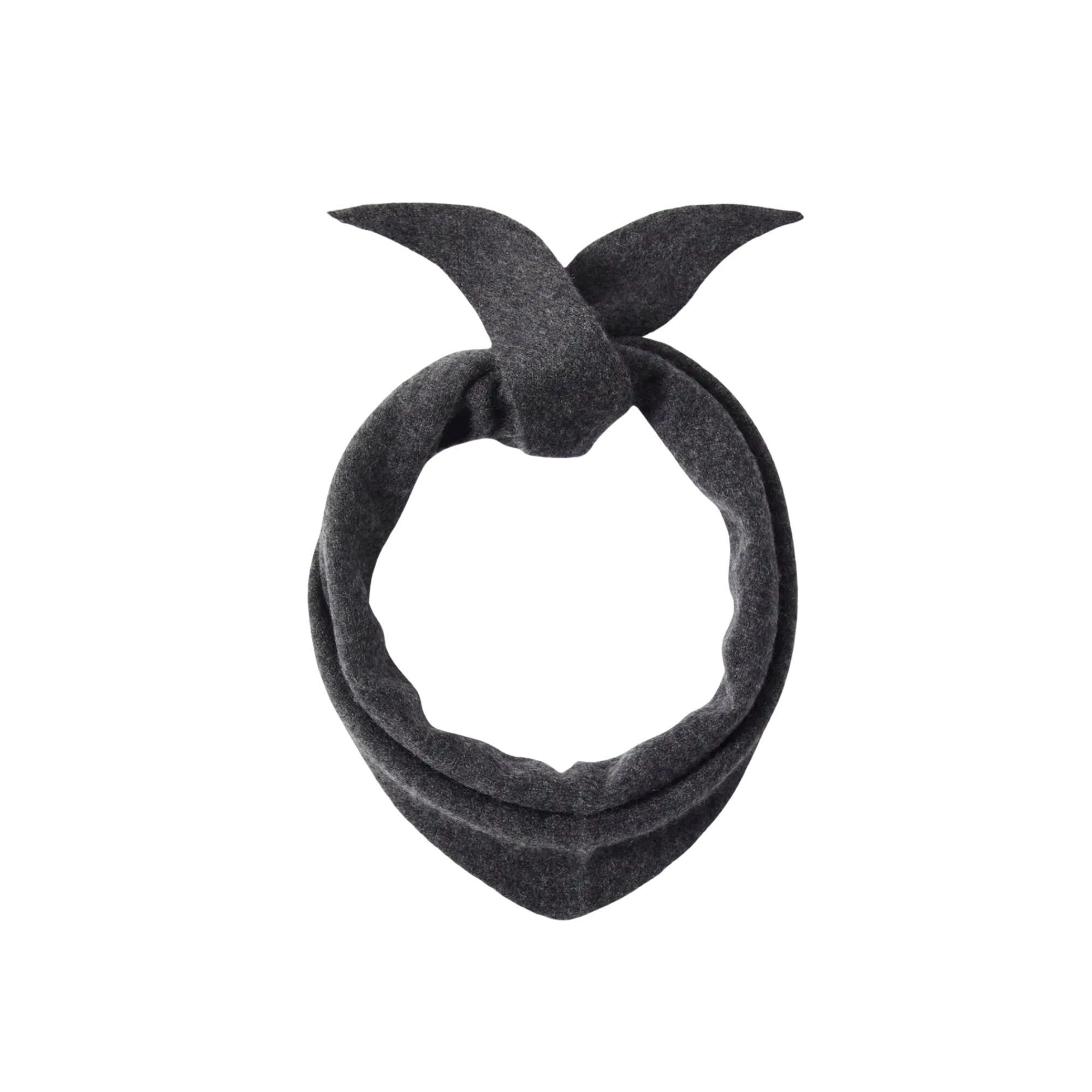 Maria Narrow Cashmere Scarf Dark Grey