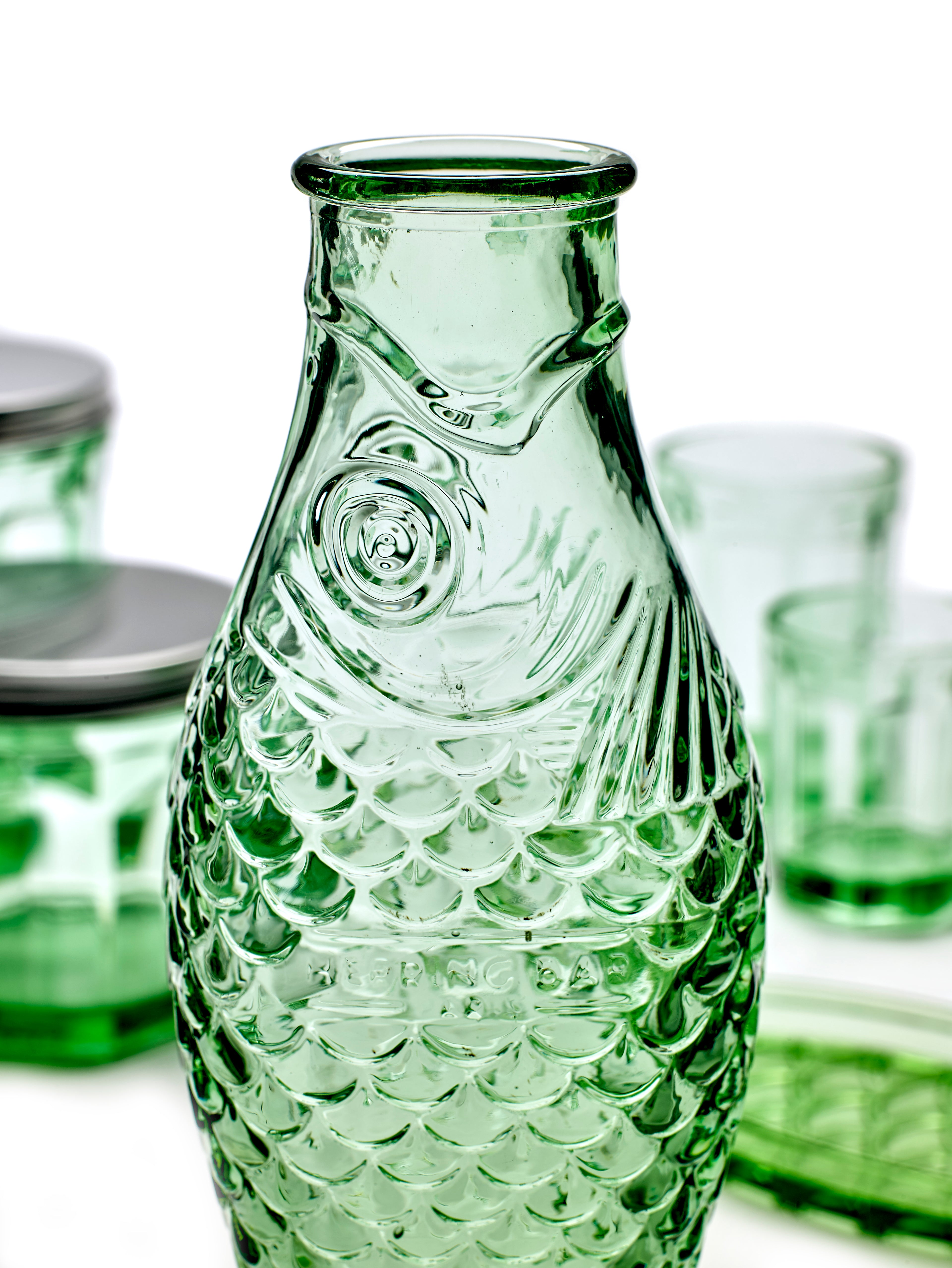 Green Fish Carafe