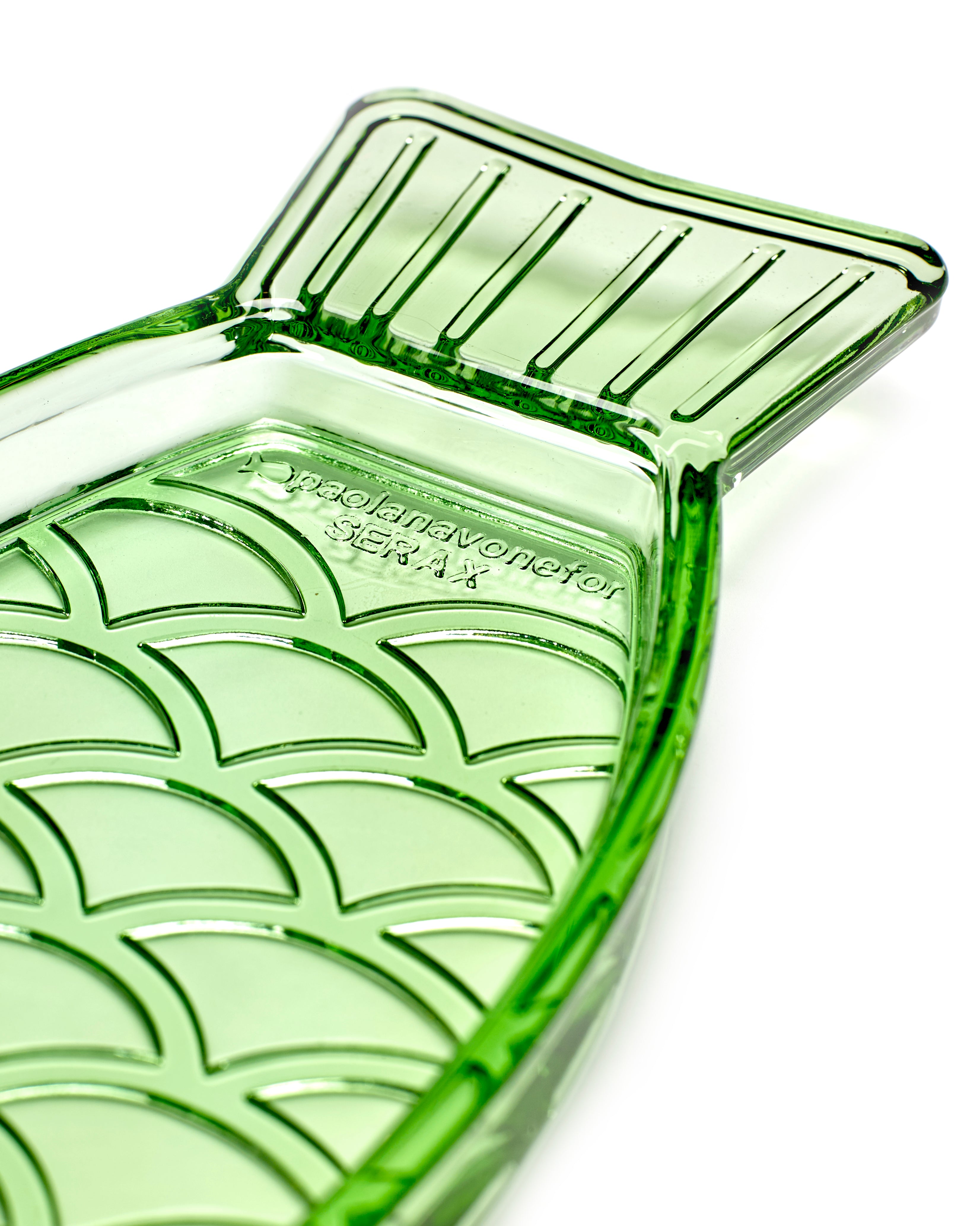 Green Fish Serving Dish