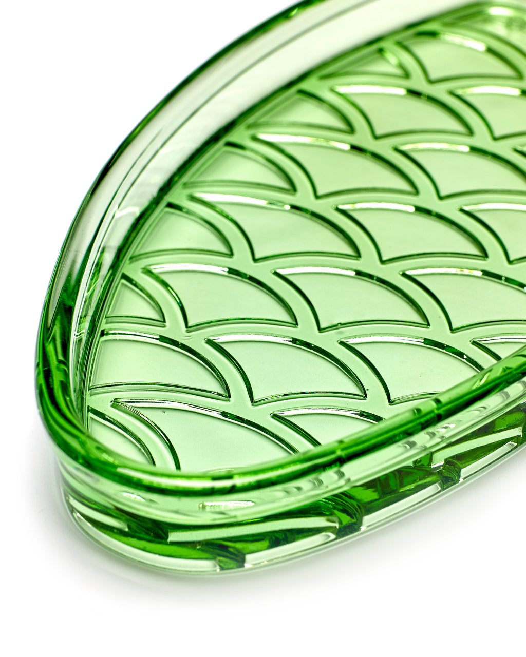 Green Fish Serving Dish