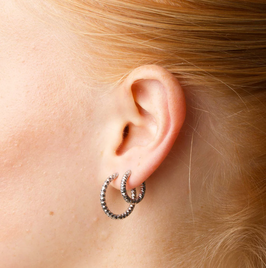 Torun Hoop Earrings Silver