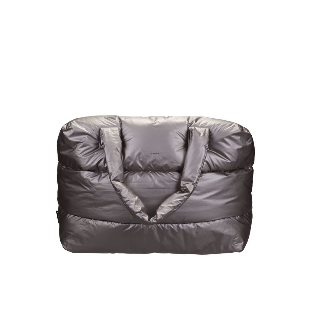 Camill Puffy Weekendtas Greige Gold