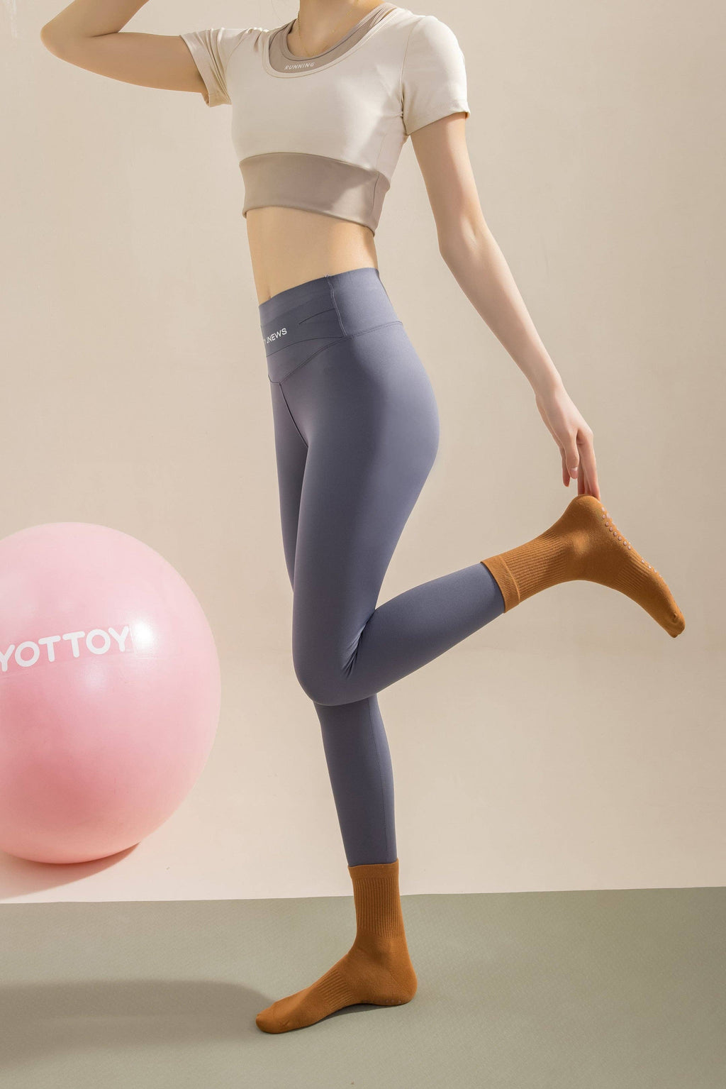 Pilates Sokken Groen