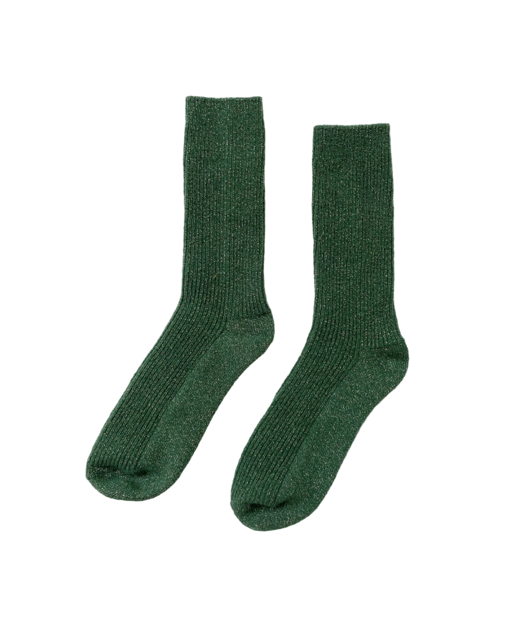 Winter Sparkle Socks Evergreen