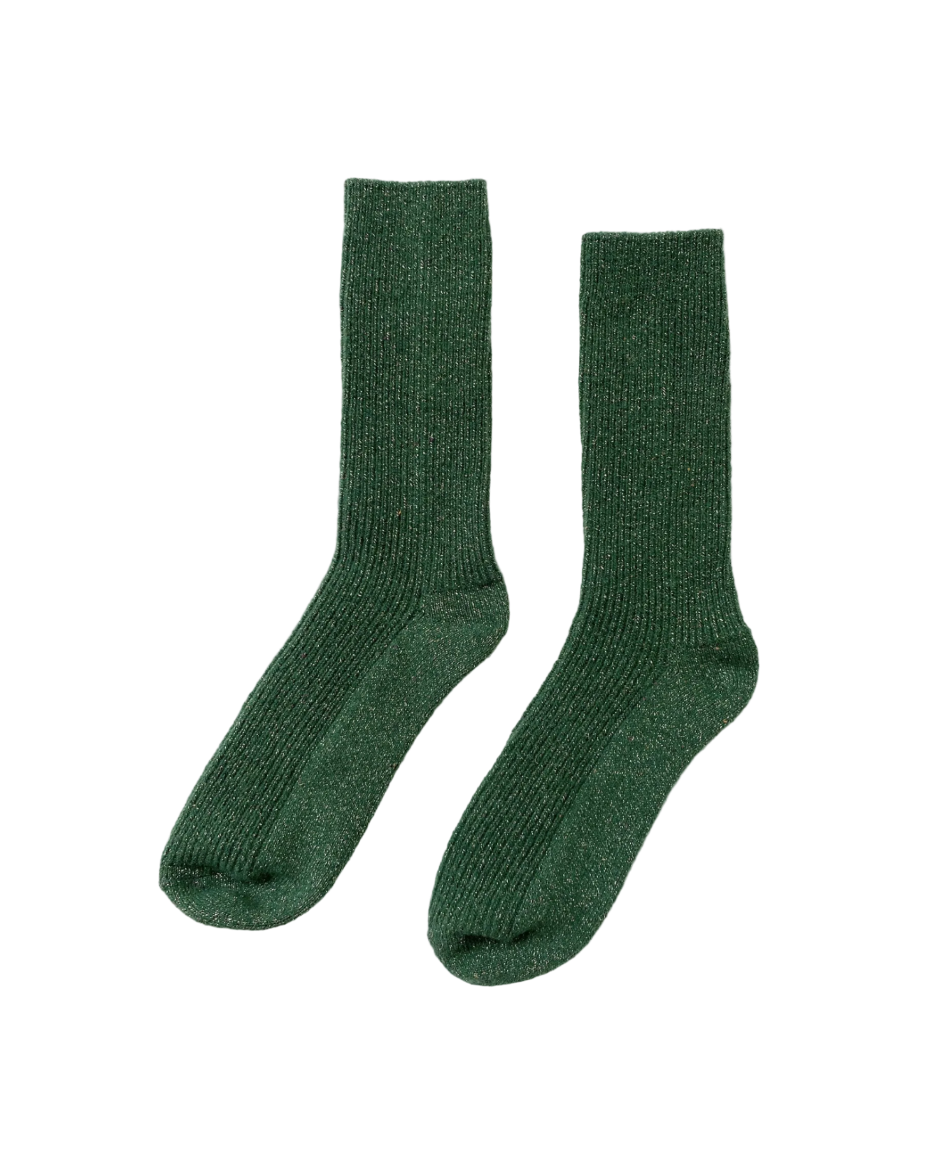Winter Sparkle Socks Evergreen