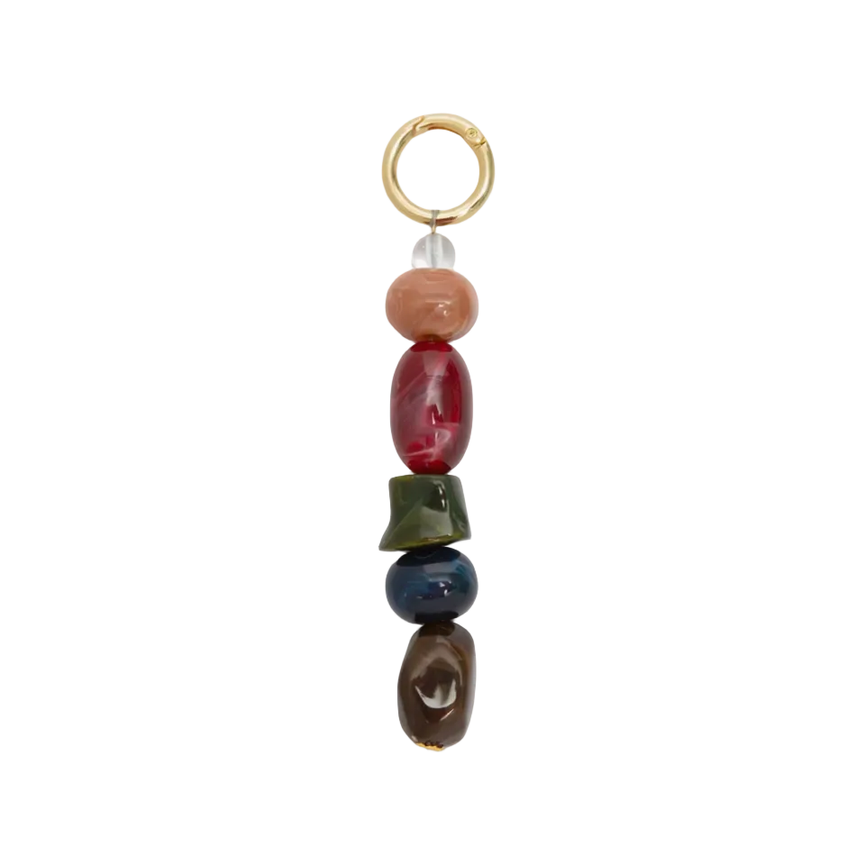 Bag Charm Stenen Dark Stones
