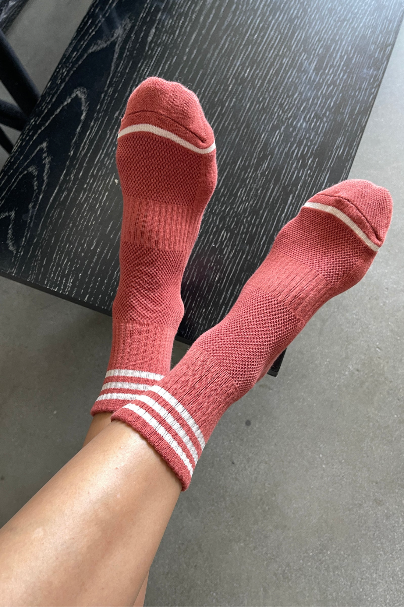 Girlfriend Socks Terracotta