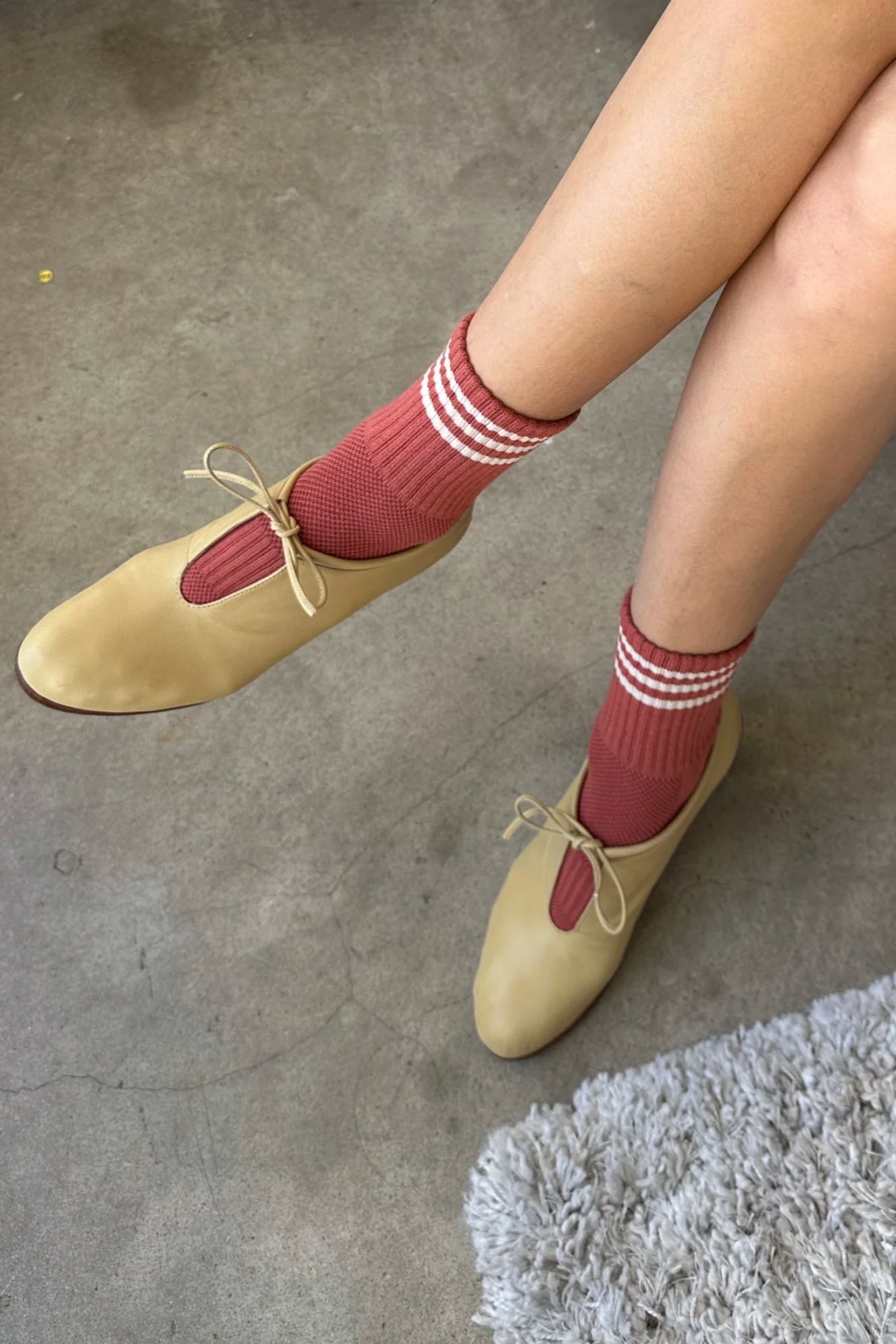Girlfriend Socks Terracotta