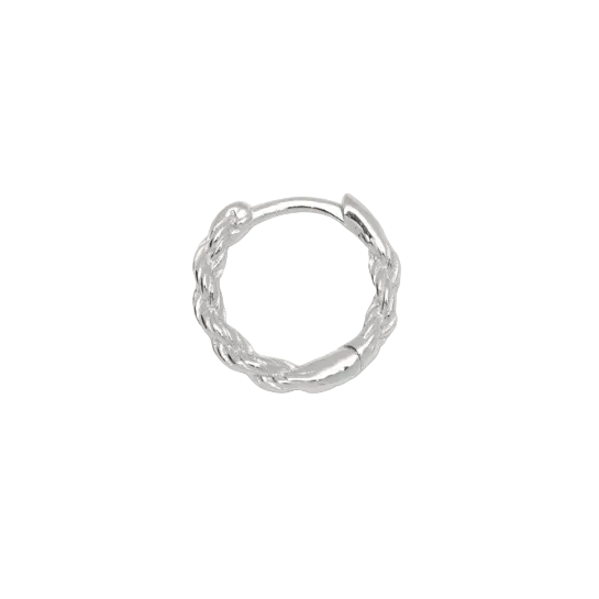 Jeanne Rope Oorring Zilver