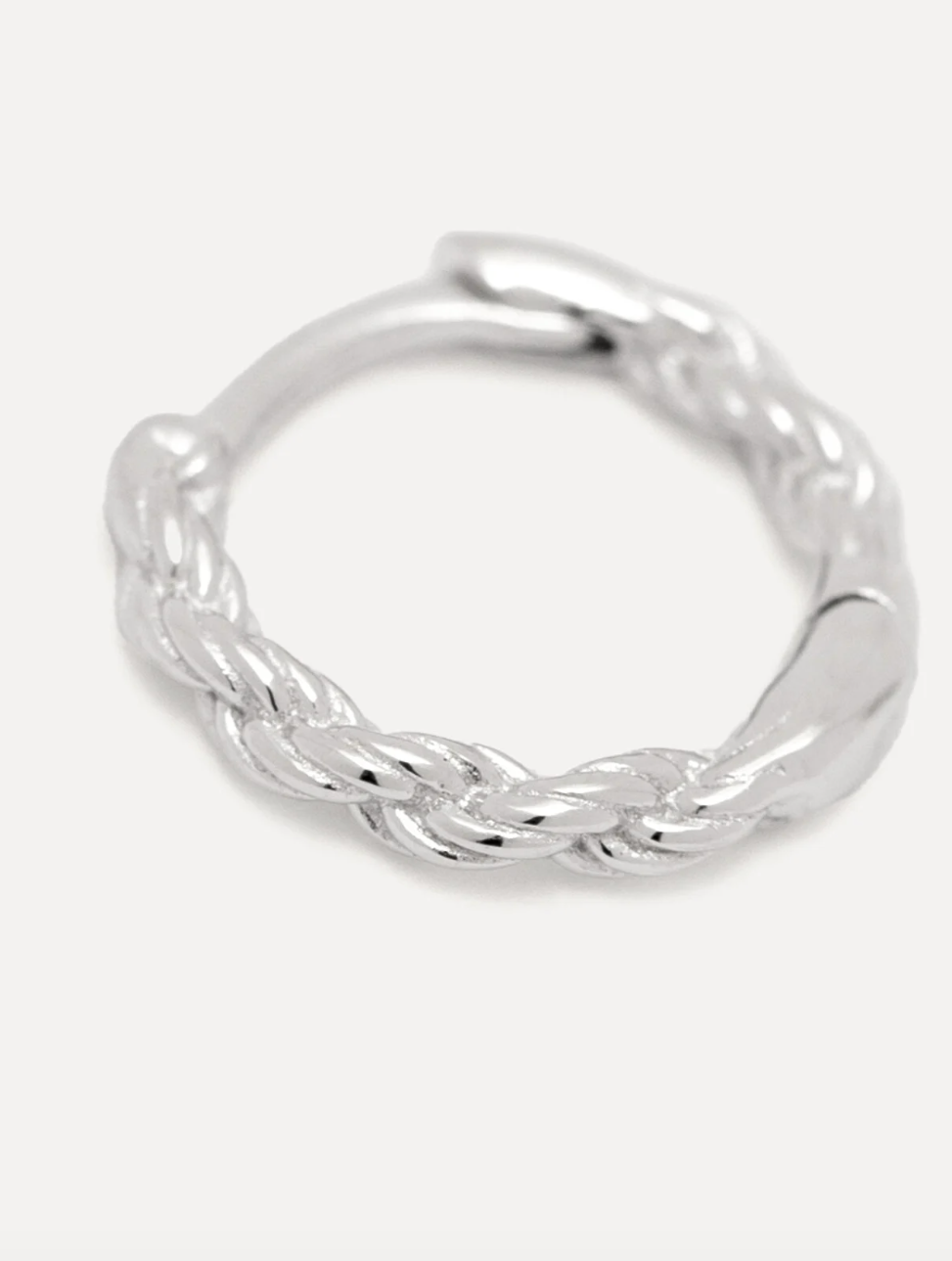 Jeanne Rope Oorring Zilver