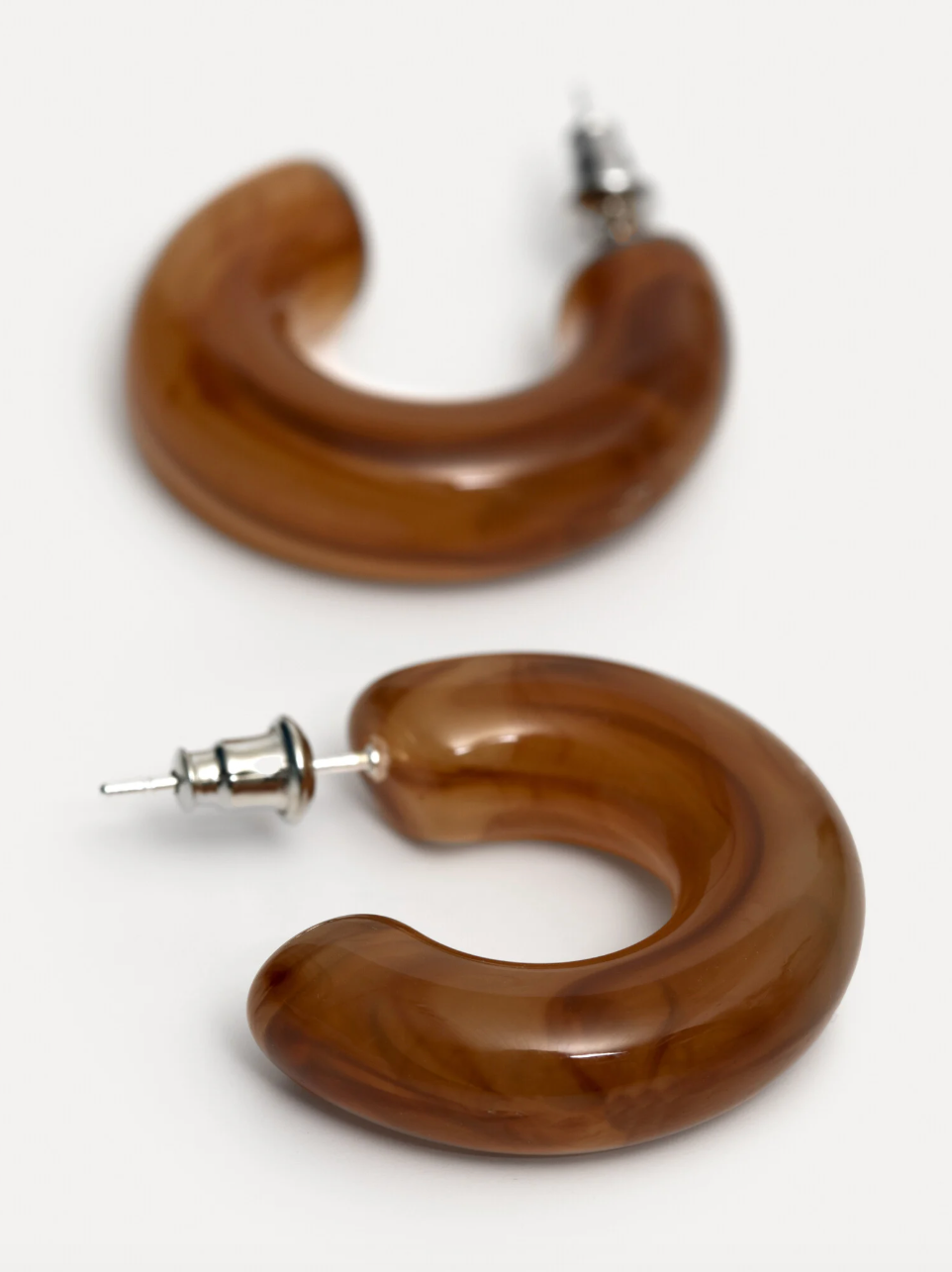 Melany Set Oorringen Amber