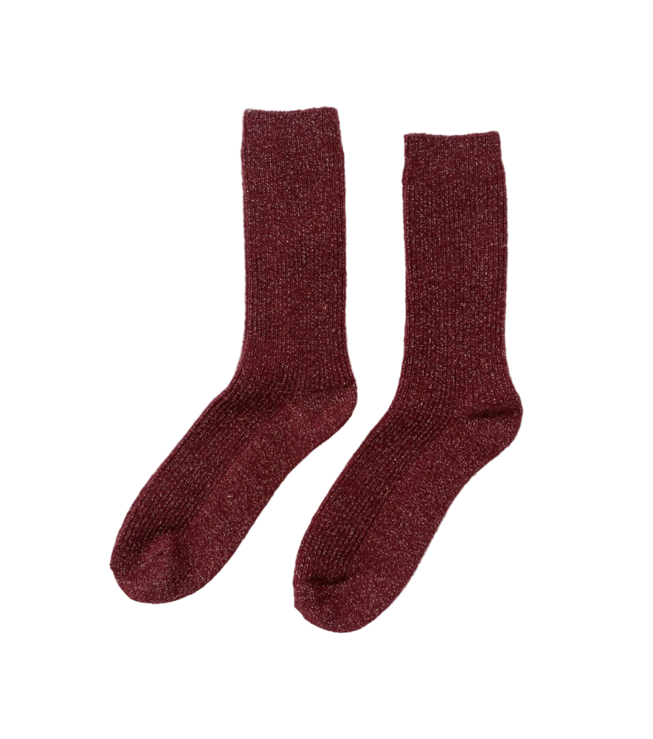 Winter Sparkle Socks Wine