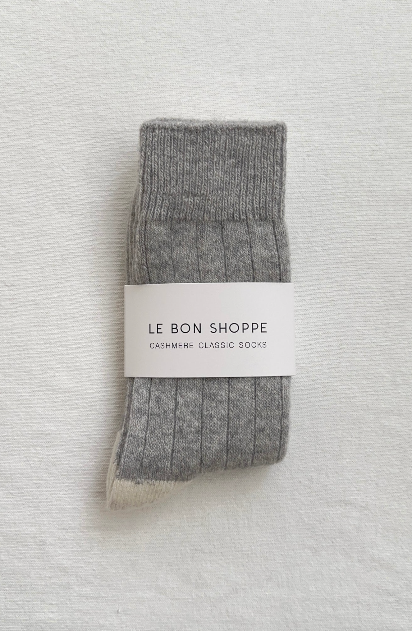 Classic Cashmere Socks Melange Grey