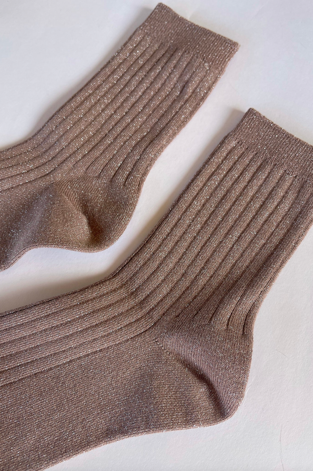 Her Socks Modal Jute Glitter