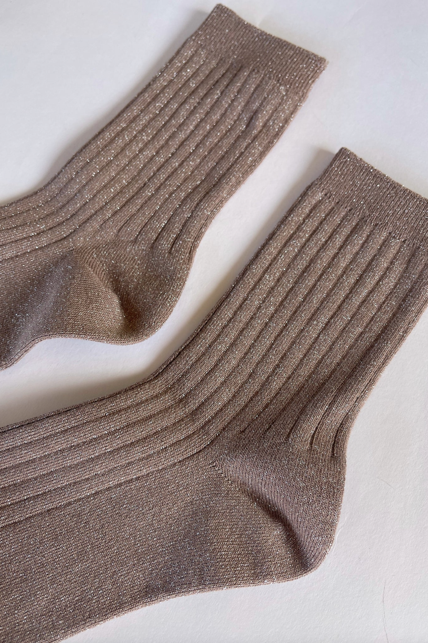 Her Socks Modal Jute Glitter