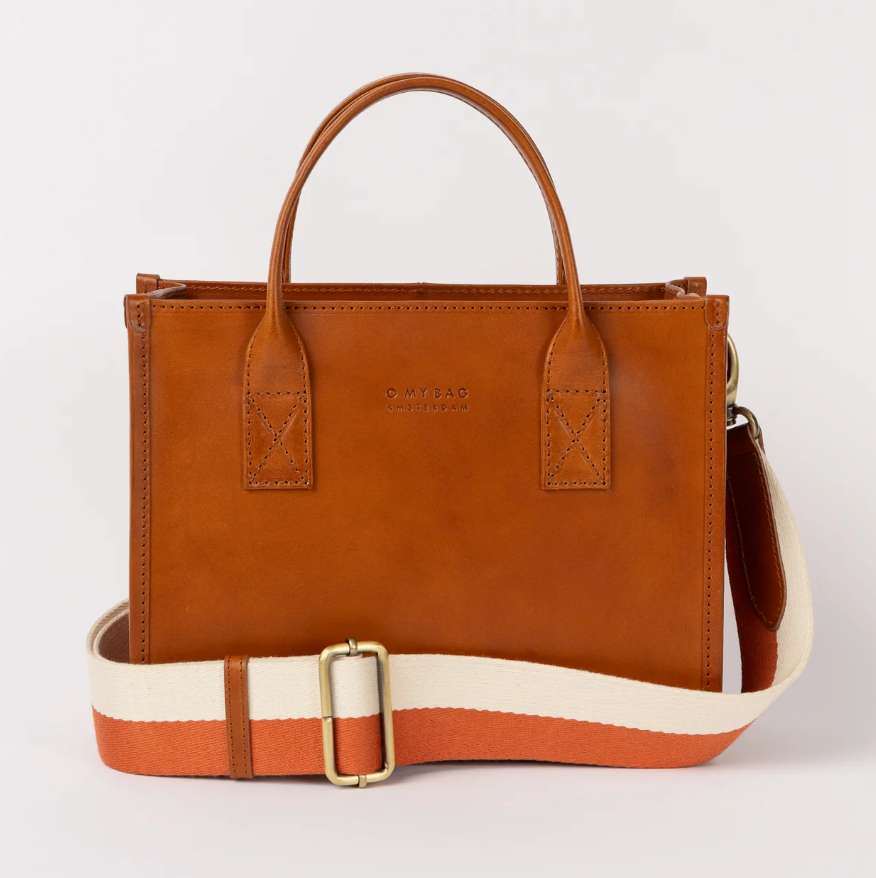 Jackie Midi Handtas Cognac