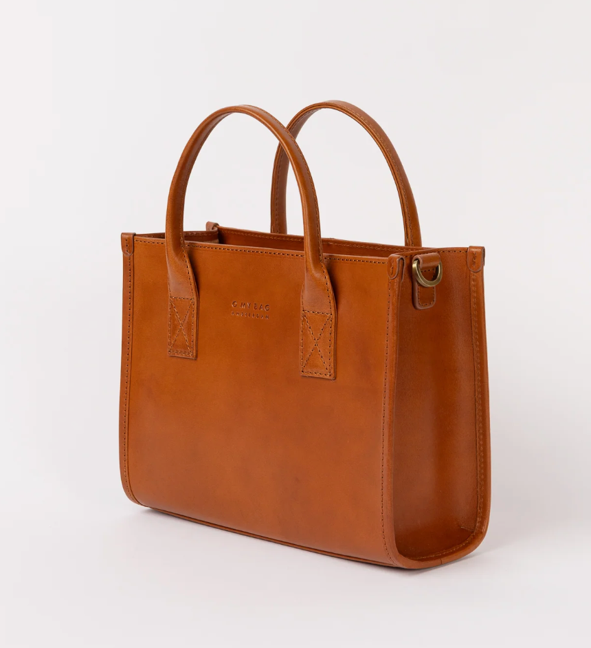 Jackie Midi Handtas Cognac