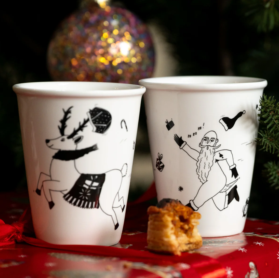 Kerst Naughty Rudolf Beker