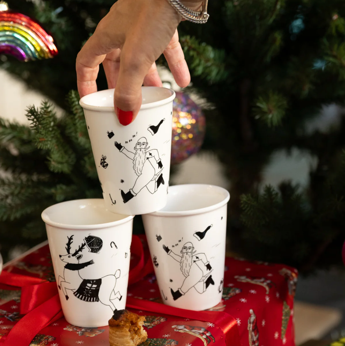 Kerst Naughty Rudolf Beker