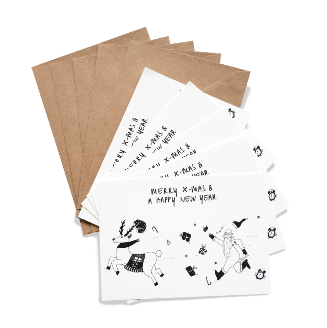 Kerstkaarten Set van 5