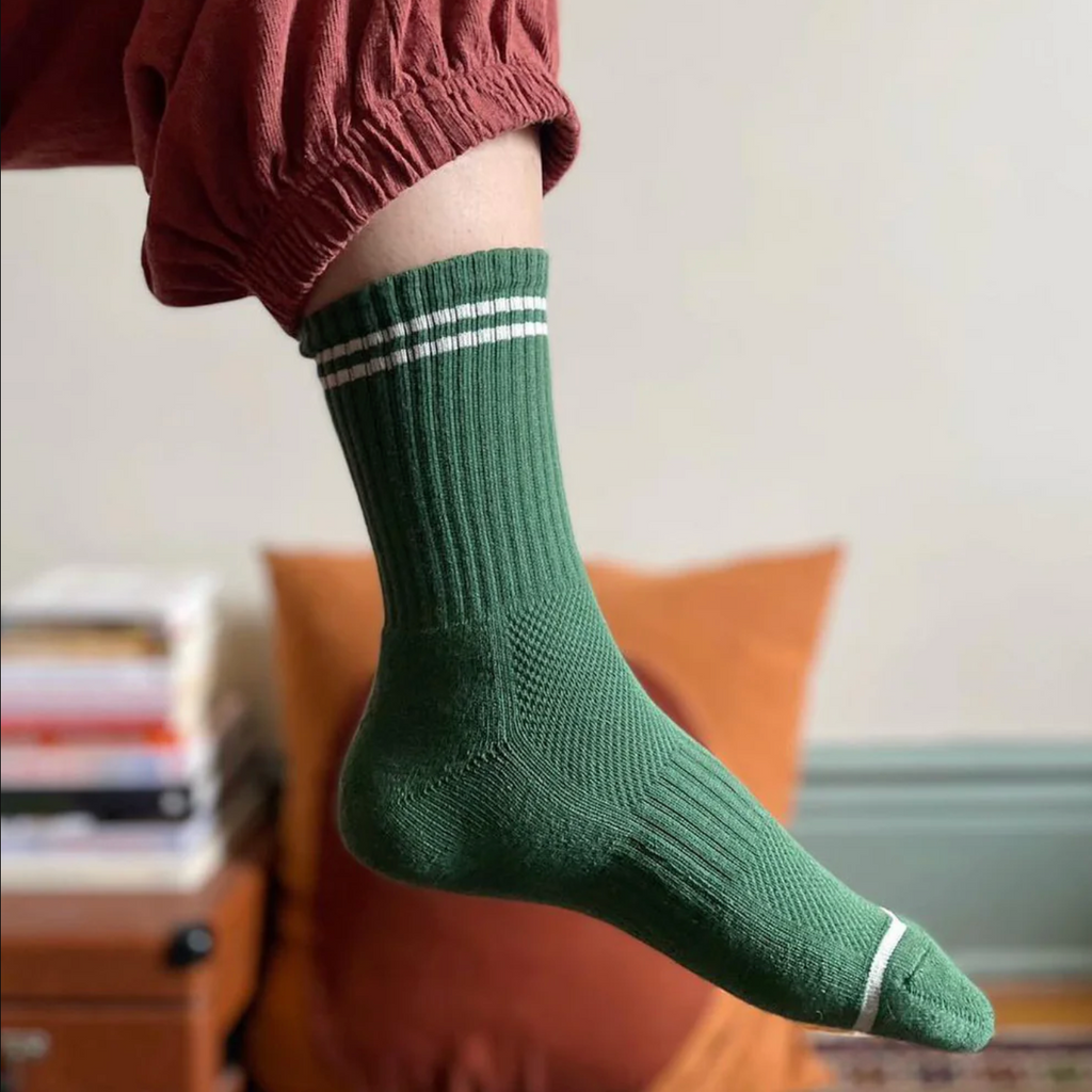 Boyfriend Socks Moss