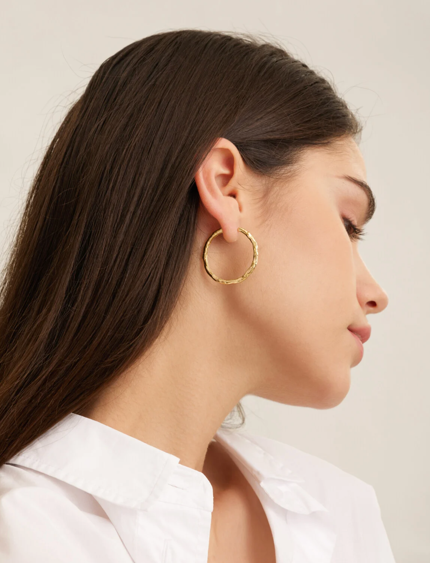 Fara Hammered Oorringen