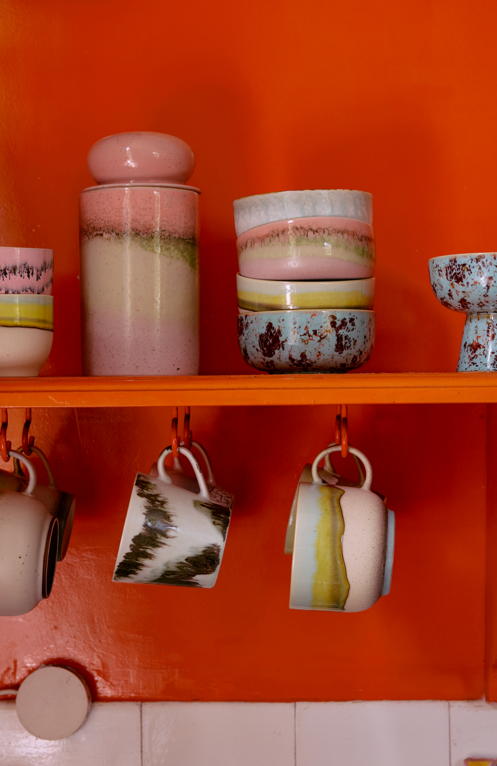 70s Storage Jar Glaze