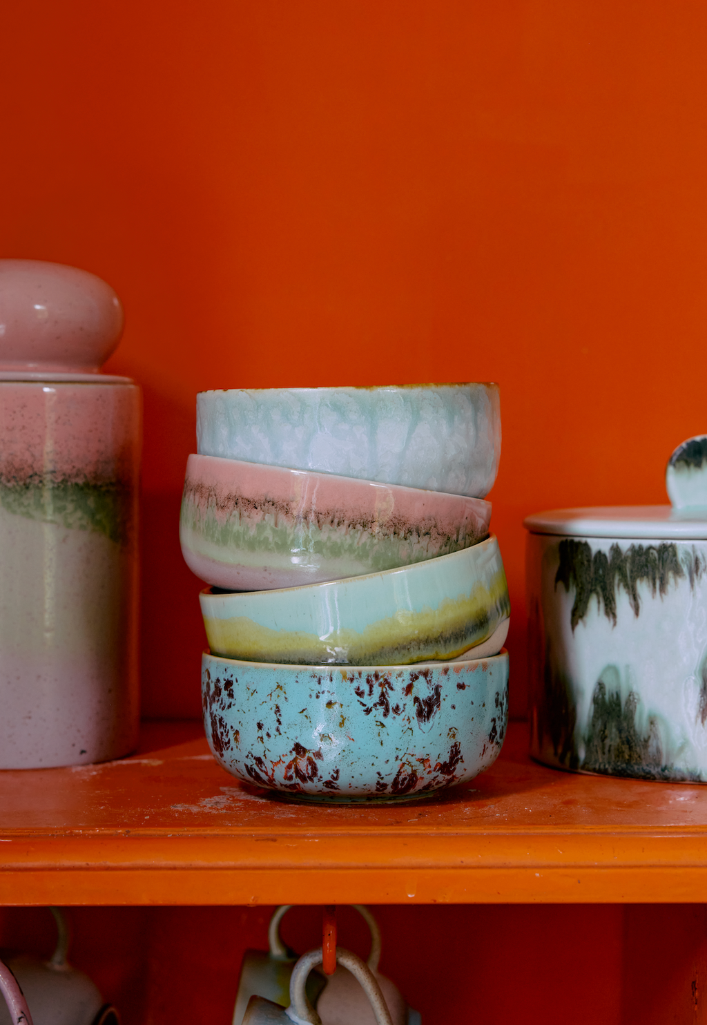 70s Dessert Bowl Impression Set/4