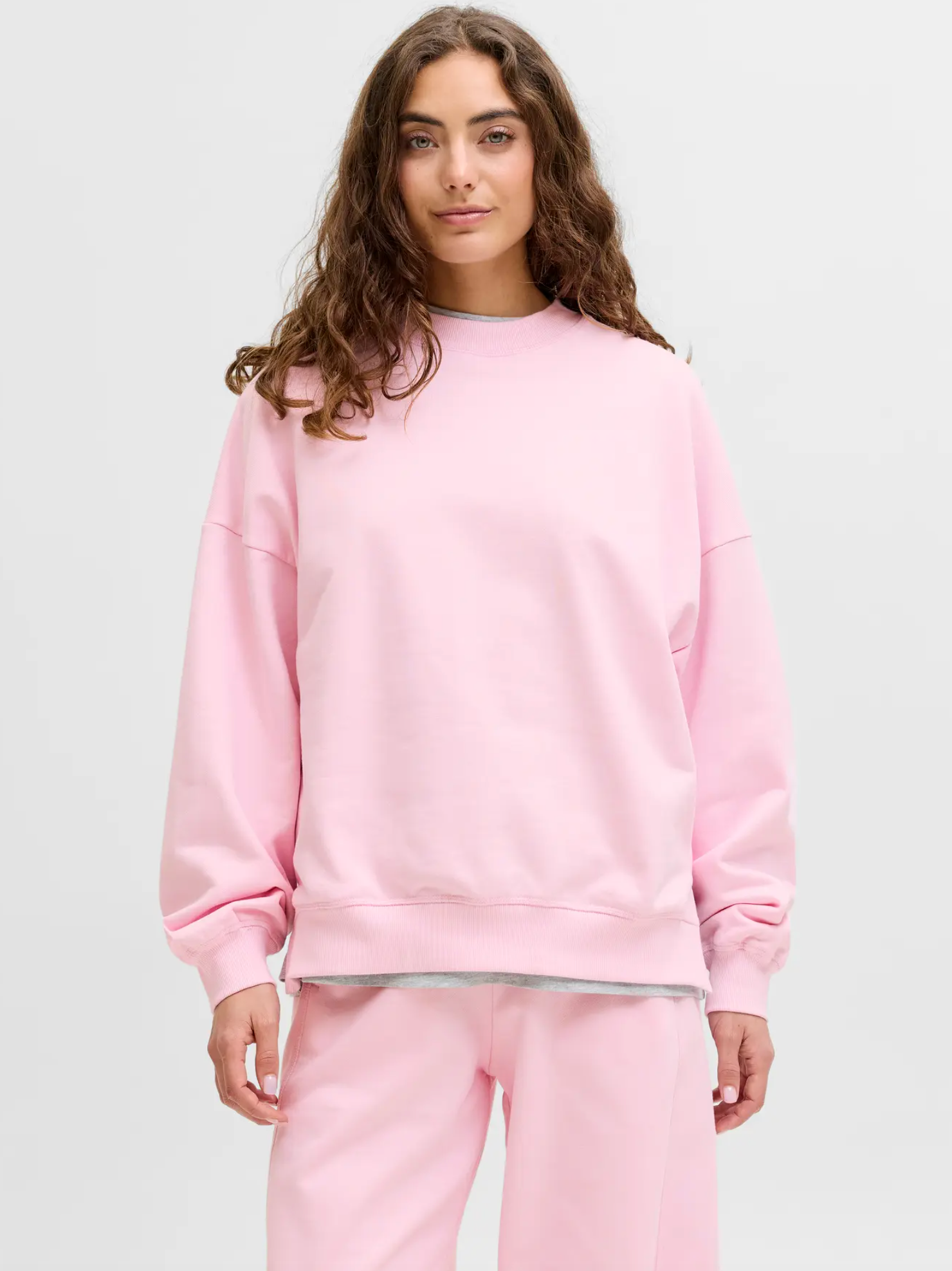 Cora Oversized Sweater Pink Lady