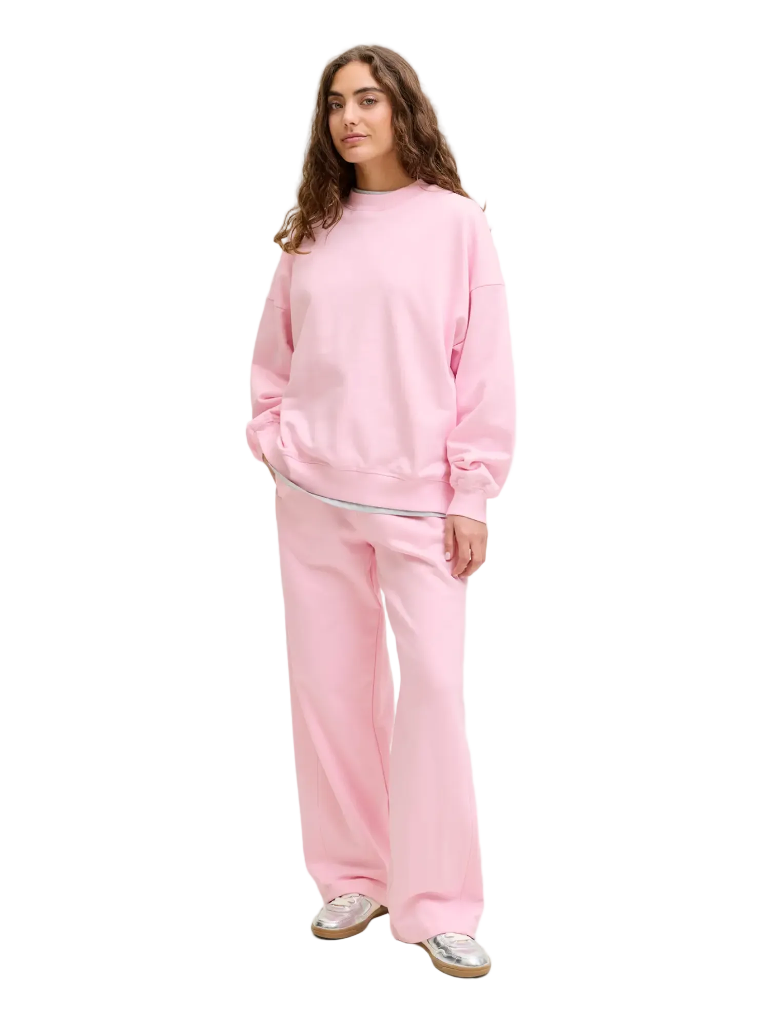 Cora Oversized Sweater Pink Lady