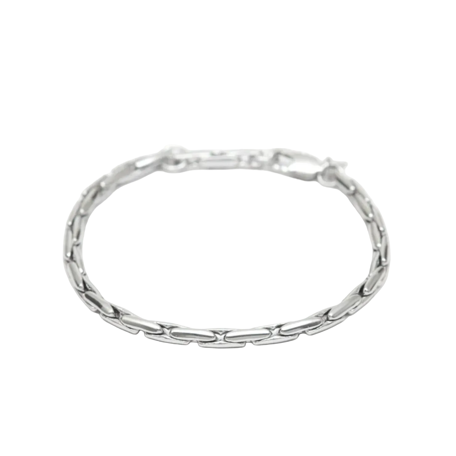 Mara Linked Snake Armband Zilver