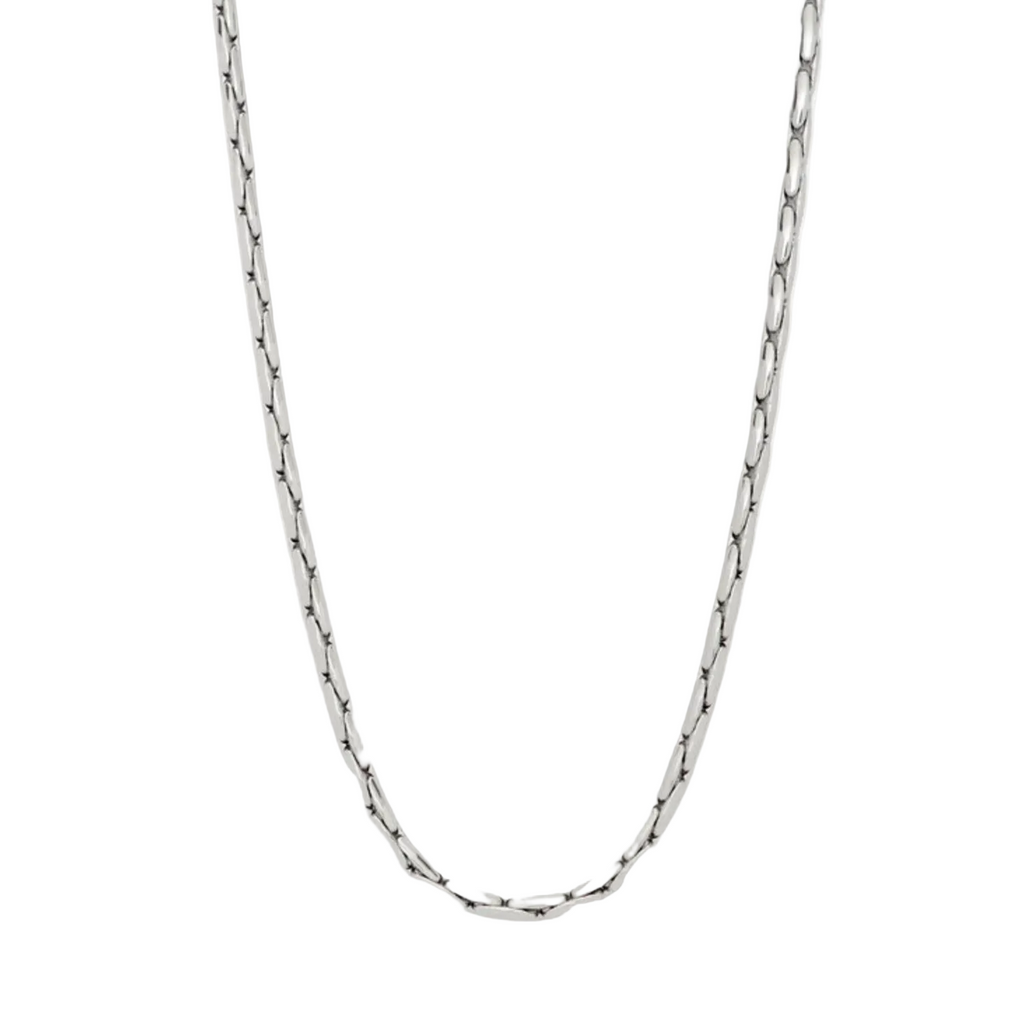 Rana Linked Snake Ketting Zilver