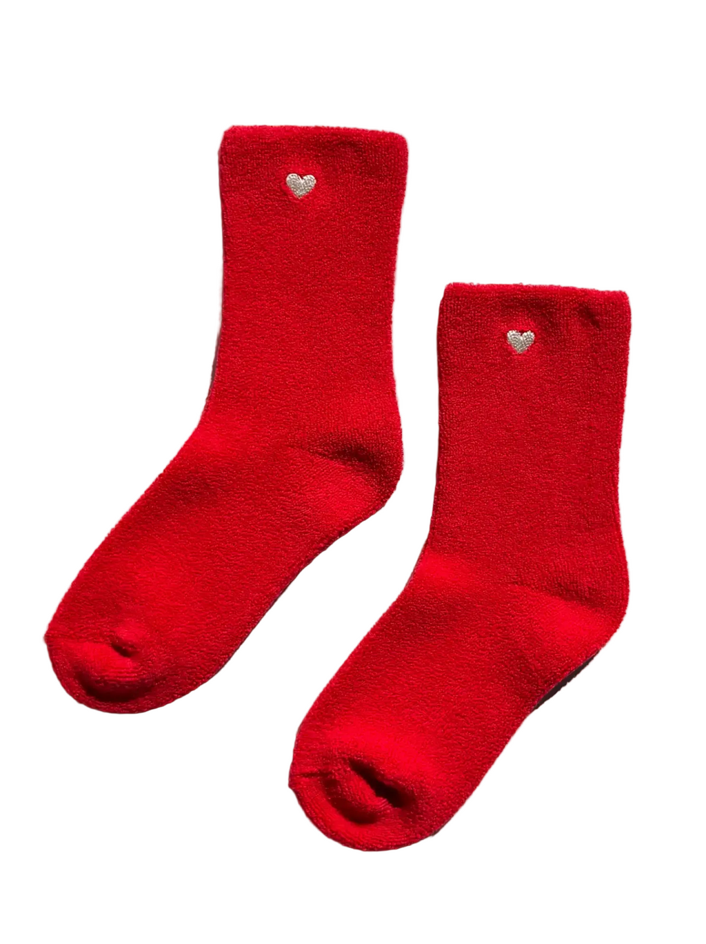 Cloud Socks Red Heart