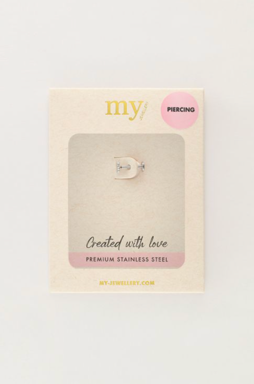 Clover Stud Piercing Zilver