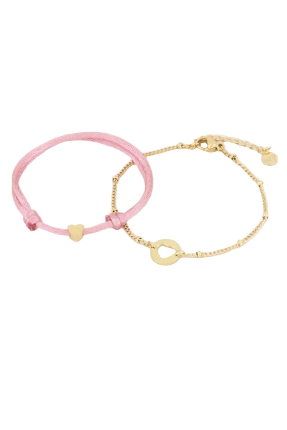 Mama Dochter Armband Roze Goud