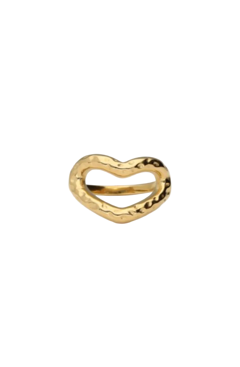 ST Open Heart Ring Goud