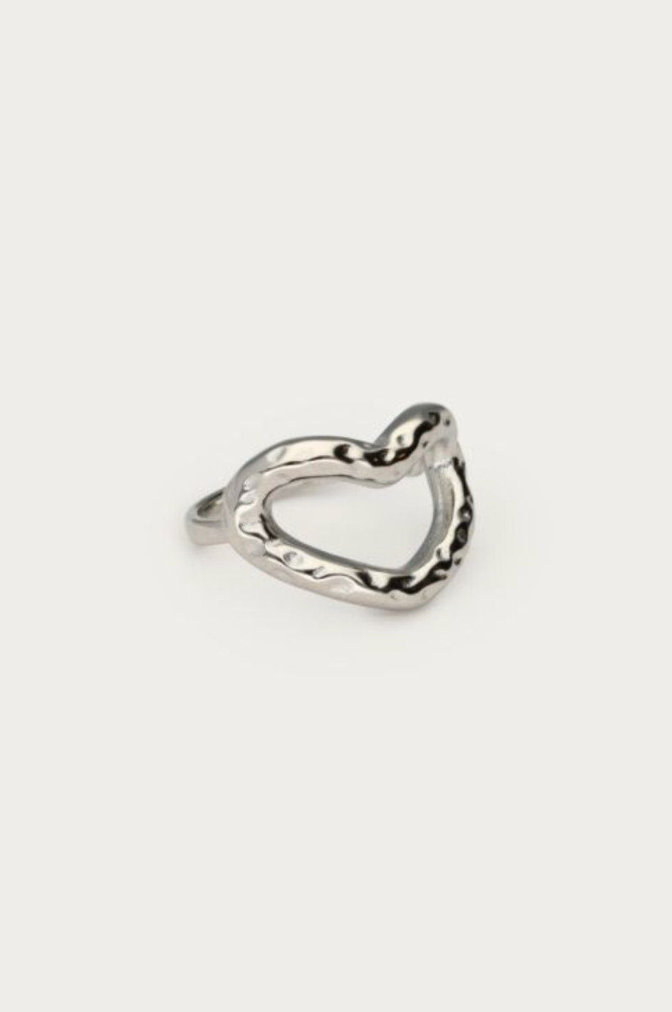ST Open Heart Ring Zilver