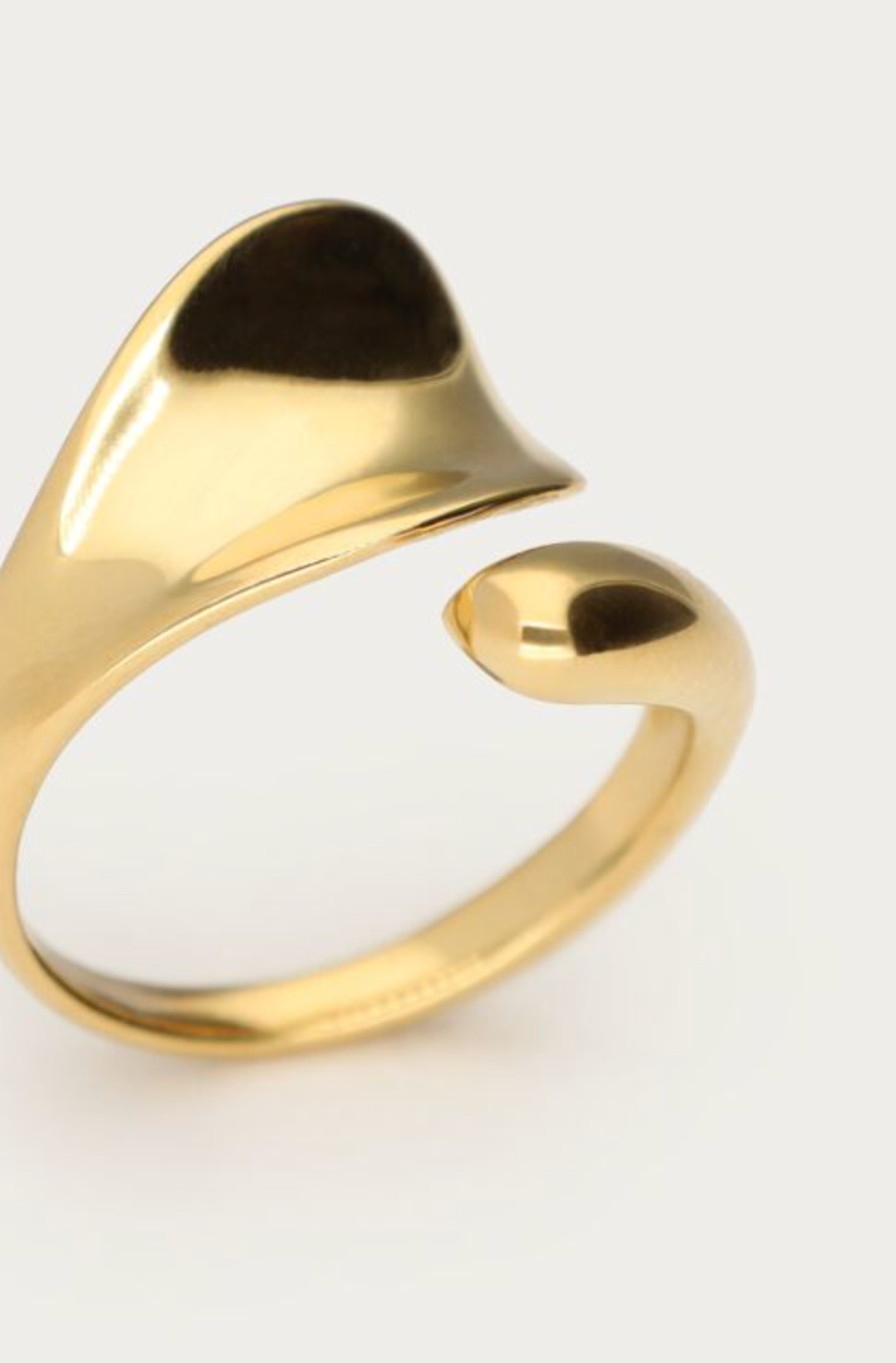 Hollow Ring OS Goud