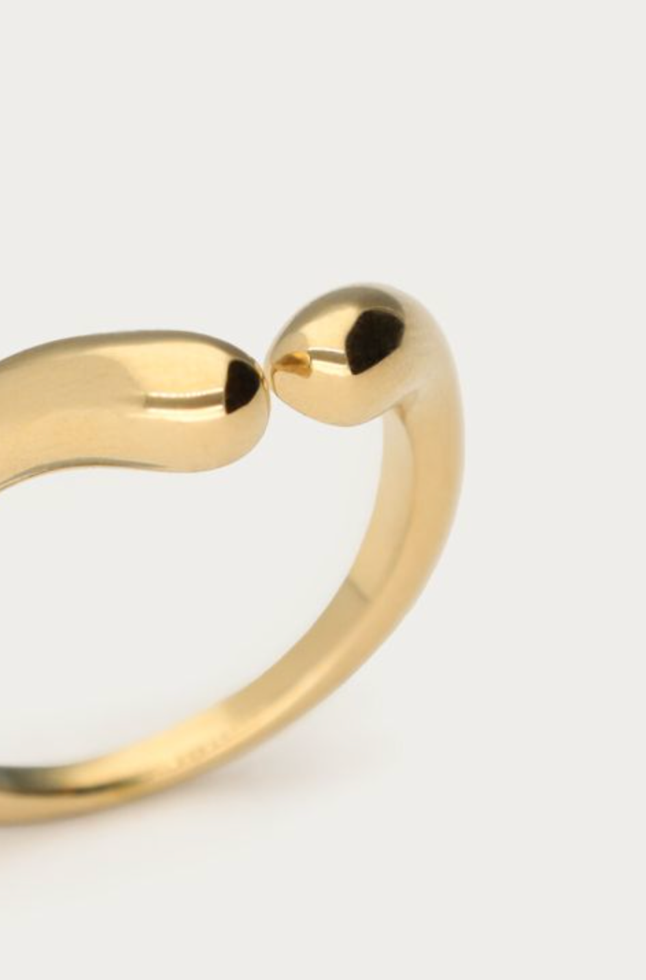 Open V Ring Goud