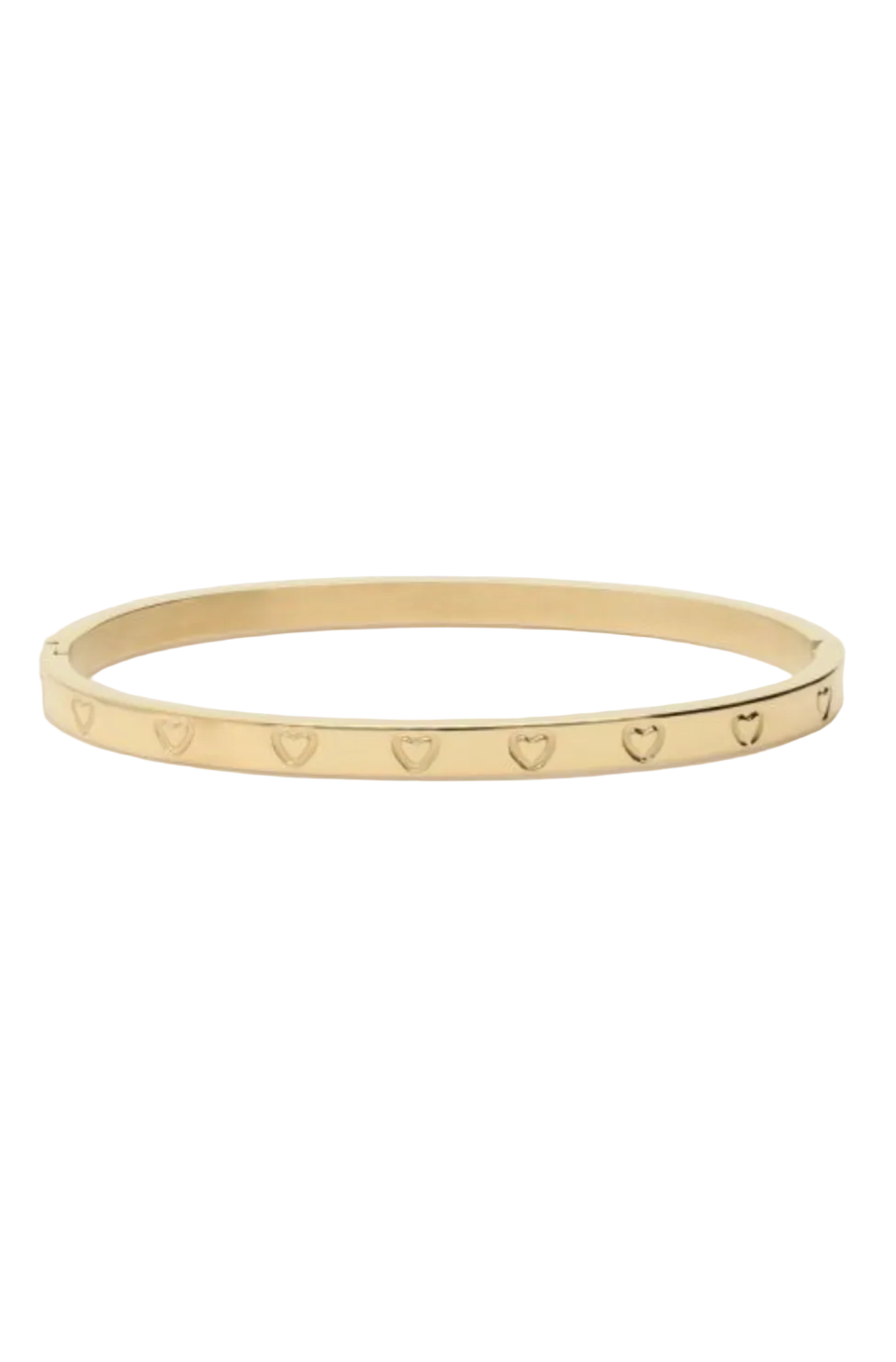 Engraved Hearts Bangle