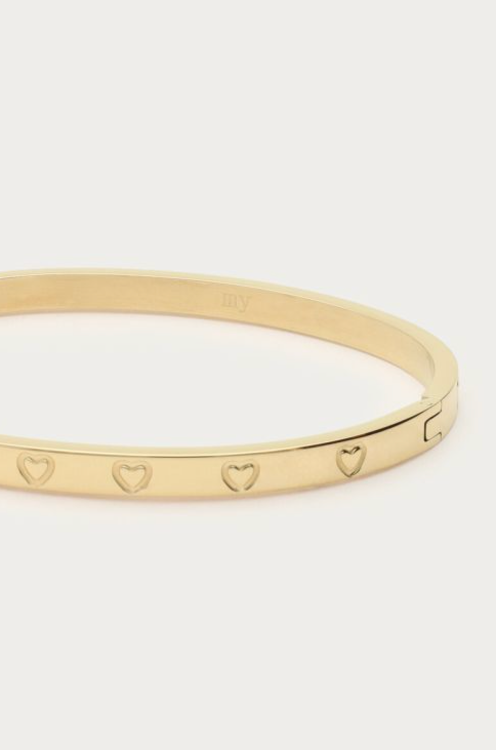 Engraved Hearts Bangle