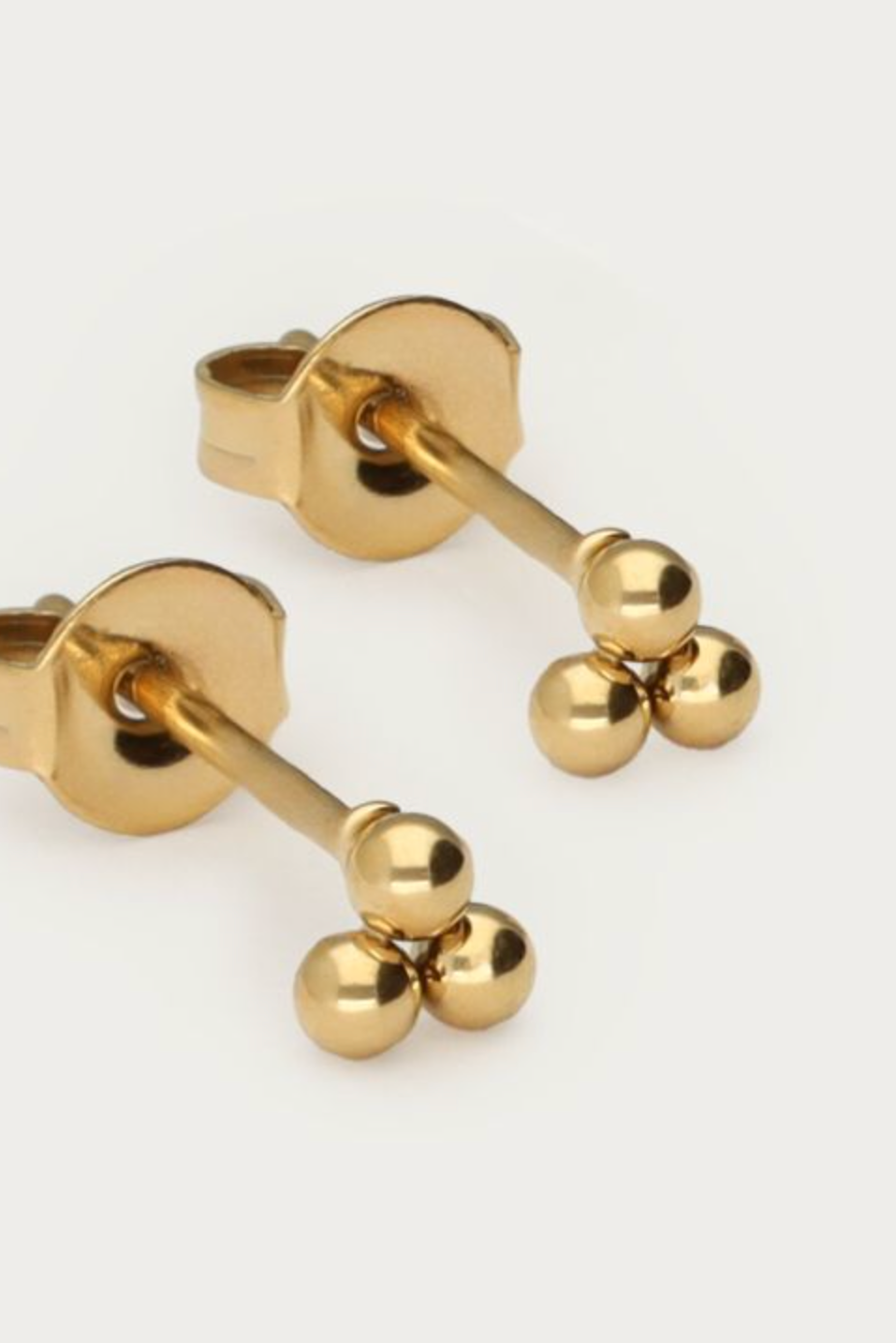 Triple Dot Studs Goud Set