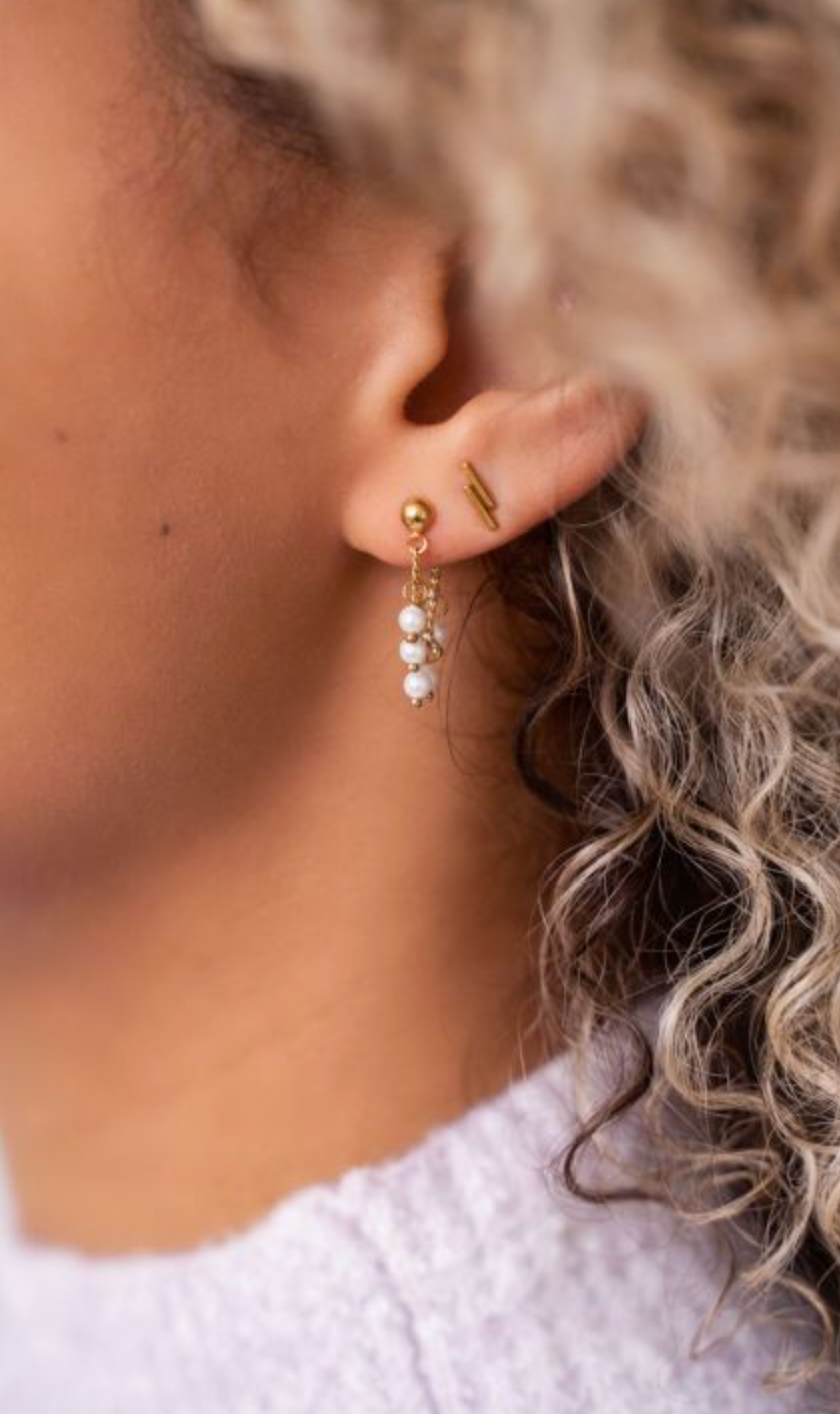 Bar Studs Goud Set