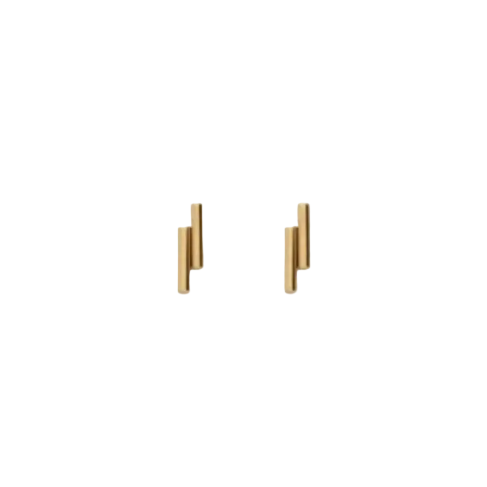 Bar Studs Goud Set