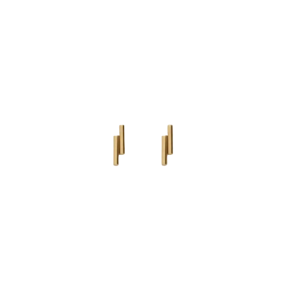 Bar Studs Goud Set