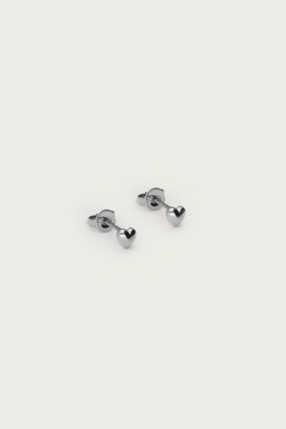 Heart Studs Zilver Set