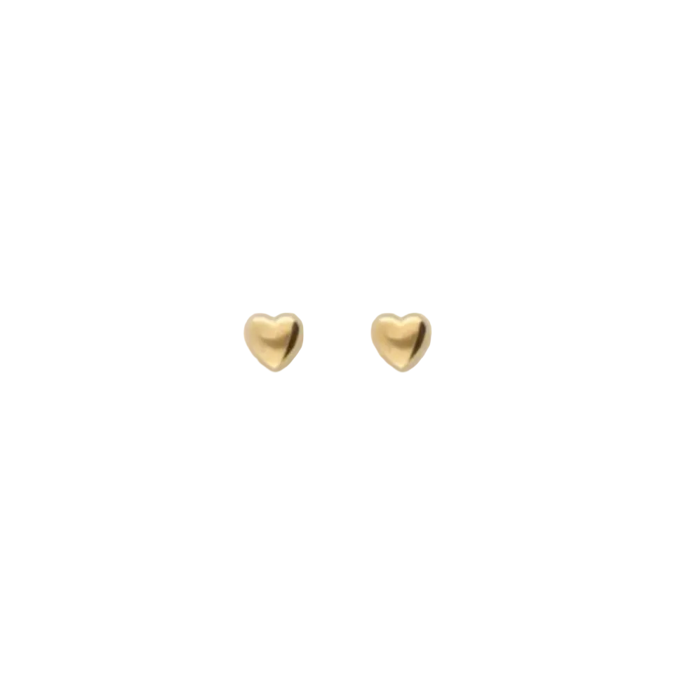 Heart Studs Goud Set