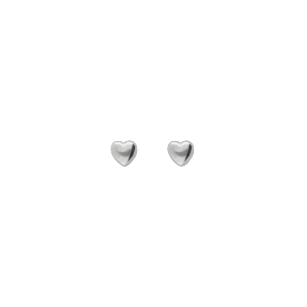 Heart Studs Zilver Set