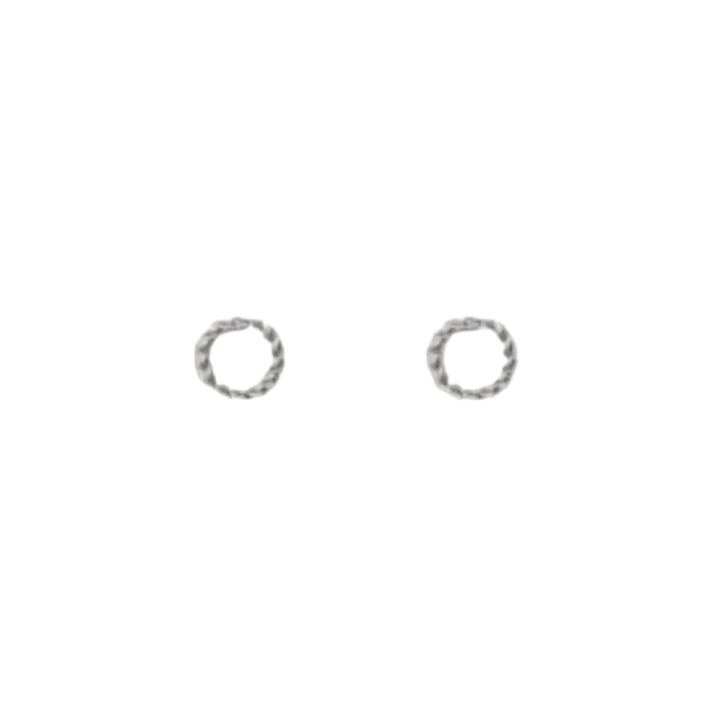 Round Studs Zilver Set