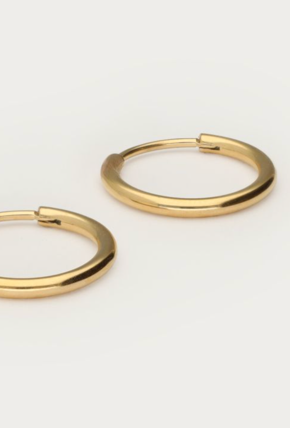 Hoop Oorringen Small Goud